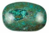 Polished Chrysocolla and Malachite Stone - Peru #250355-1